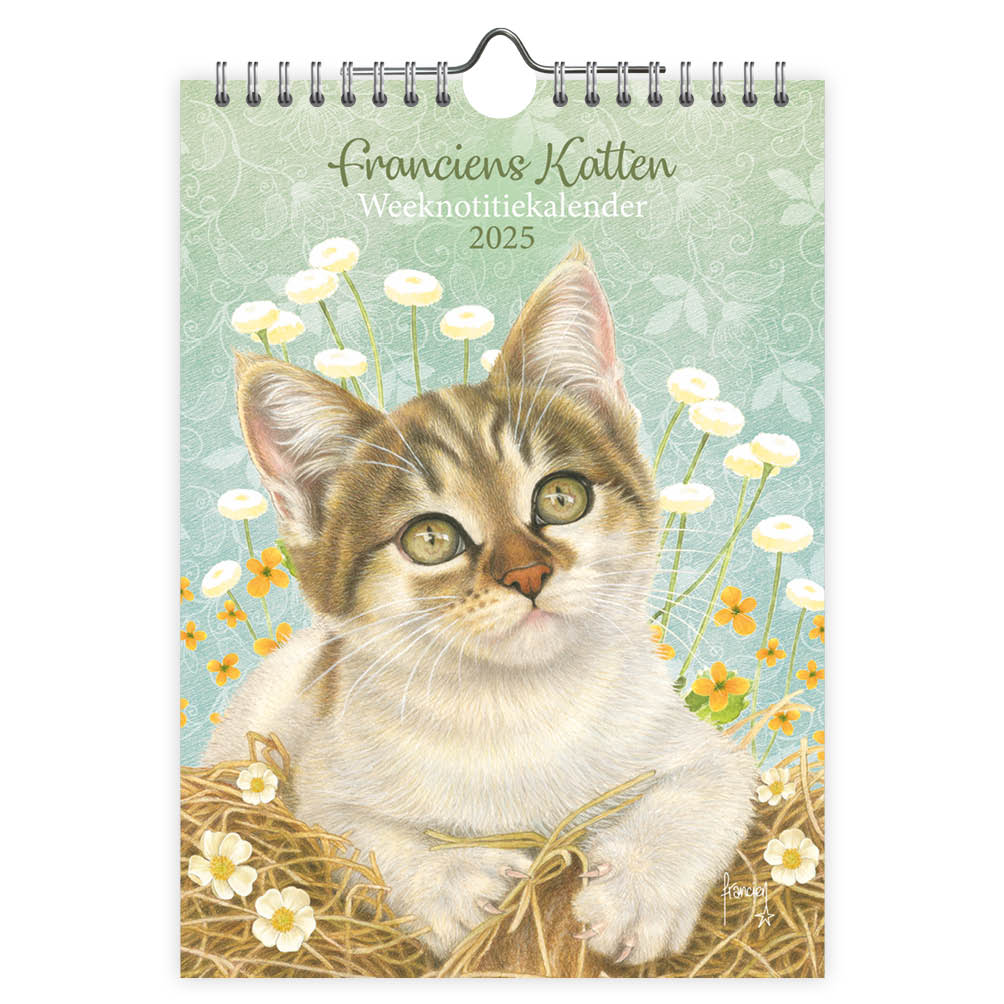 Franciens Katten WEEKnotitiekalender Femke 2025