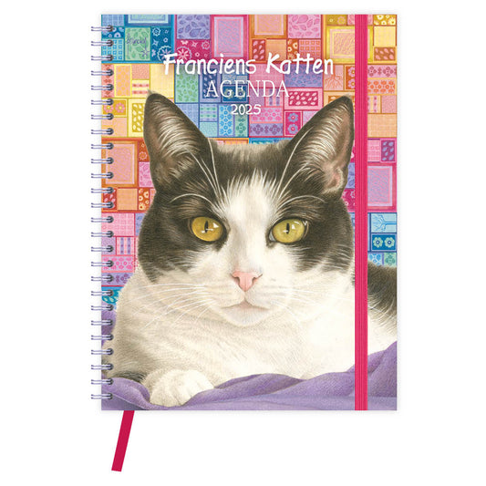 Franciens Katten Bureau-agenda Stitch (harde kaft) 2025