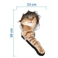 The Happy Cat Shop | Katten stickers 3D 😻 Katten muur sticker 3D rode kat - Ben er bijna afmeting